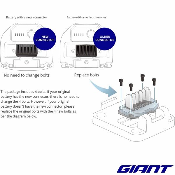 nouvelle Batterie 625Wh tube diagonal intégré GIANT 2019+