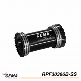Boitier de pédalier CEMA Inox BBright46 pour FSA386/ROTOR 30mm sur Cervélo®