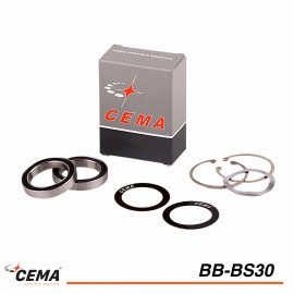Boitier CEMA acier chromé BB30 Ø42 pour BB30 ou PF30