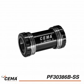 Boitier de pédalier CEMA PF30386 acier inoxydable pour FSA386 ou ROTOR 30mm