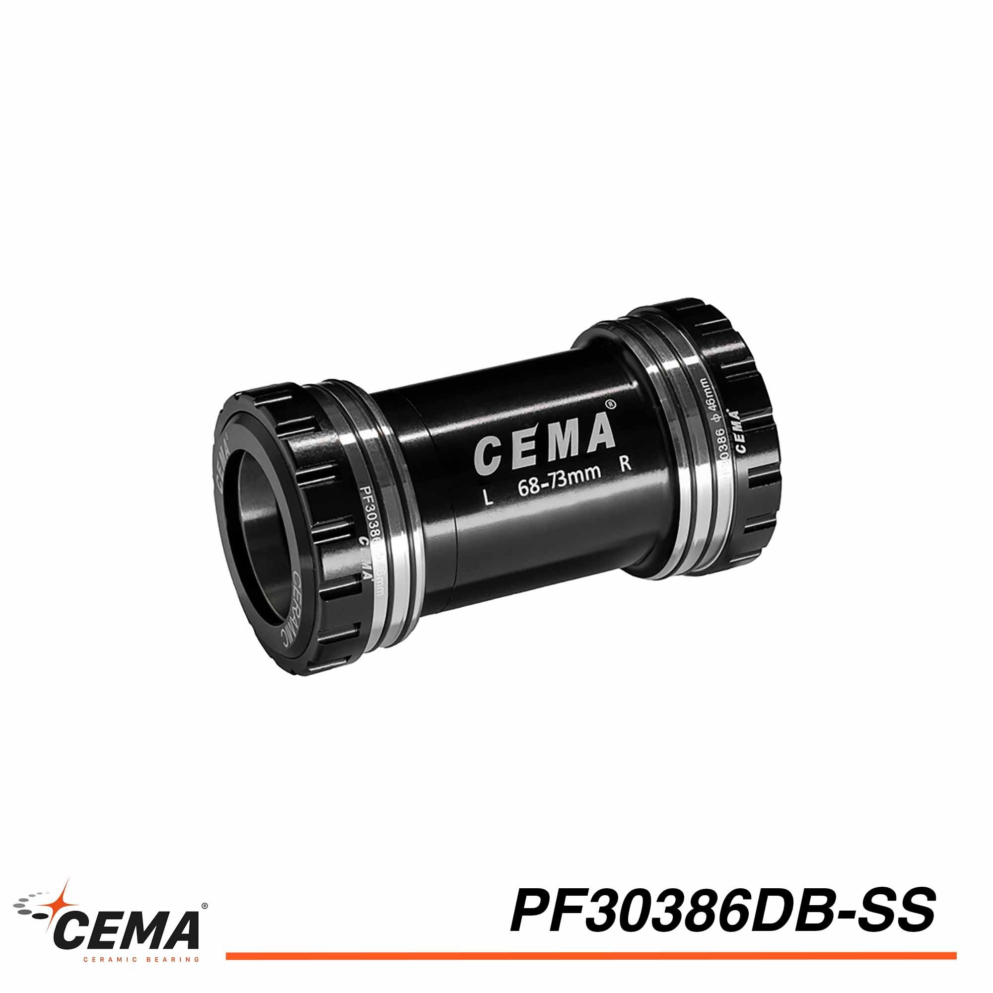 Boitier de pédalier CEMA PF30386 acier inoxydable pour SRAM DUB