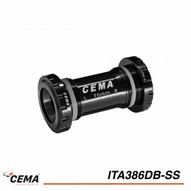 Boitier de pédalier CEMA ITA386 acier inoxydable pour SRAM DUB