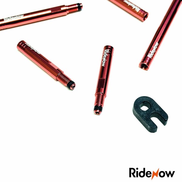 Extensions de valve RideNow 30/40/60mm avec clé démonte obus