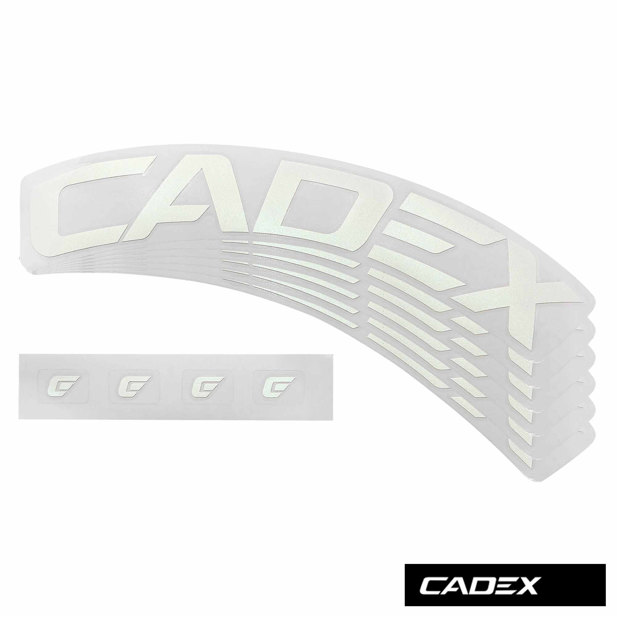 Kit de 6 stikers pour roue CADEX différentes couleurs