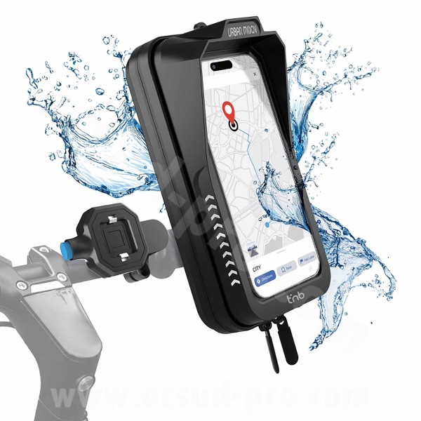 Support télephone coqué pour vélo attache Quick Lock Urban Moov T'NB étanche