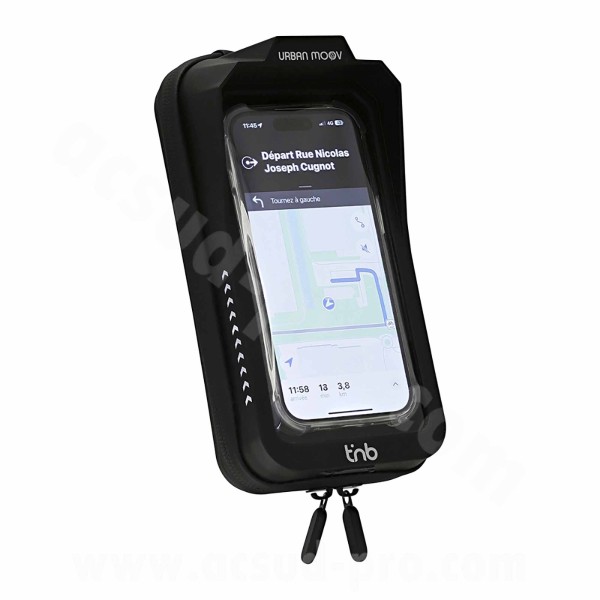 Support télephone coqué pour vélo attache Quick Lock Urban Moov T'NB solide