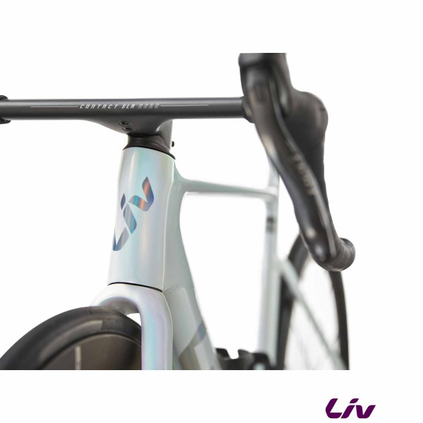 Liv Enviliv Advanced SL 0 Red Prism Pearl 2027 cockpit