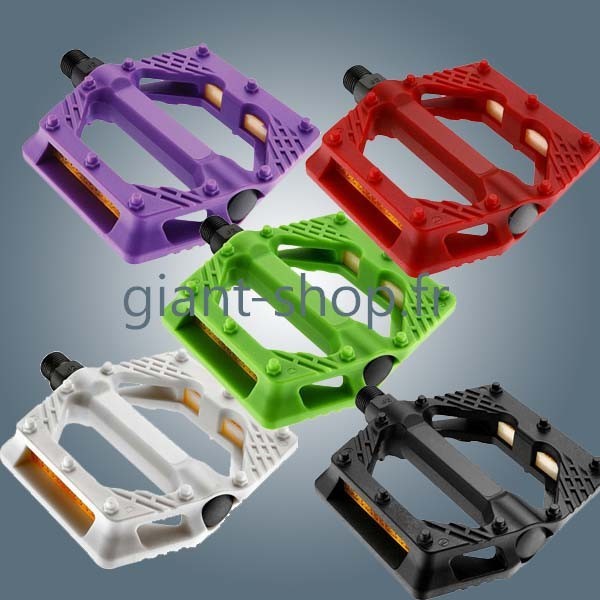 Pédales VTT plateform Plastic Giant