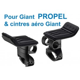 kit aero clip-on Giant pour extensions triathlon sur cintre aero Giant