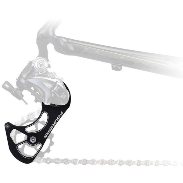 Chape dérailleur shimano grands galets céramique Fouriers
