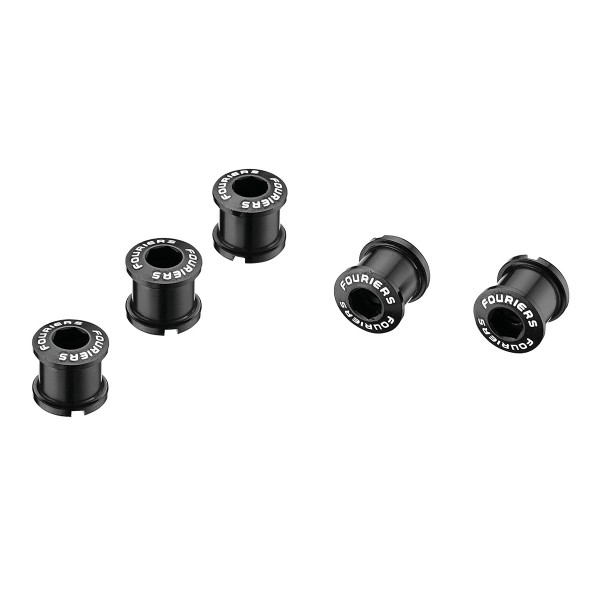 Vis de plateaux anodisées Fouriers x5 noir