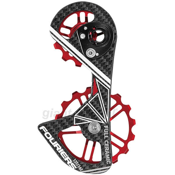 Chape carbone Fouriers Full céramique 12-16 dents pour Shimano Ultegra & Dura Ace