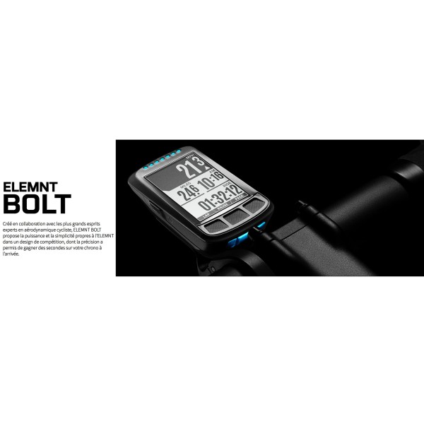 Compteur GPS Elemnt Bolt-Elemnt Bolt pack WAHOO
