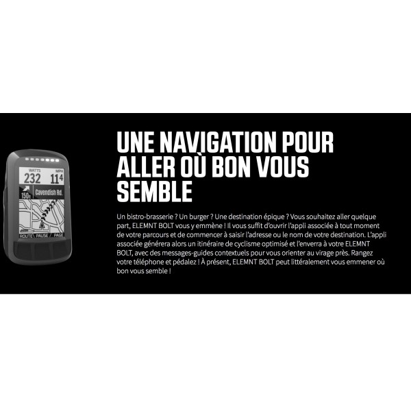 Compteur GPS Elemnt Bolt-Elemnt Bolt pack WAHOO