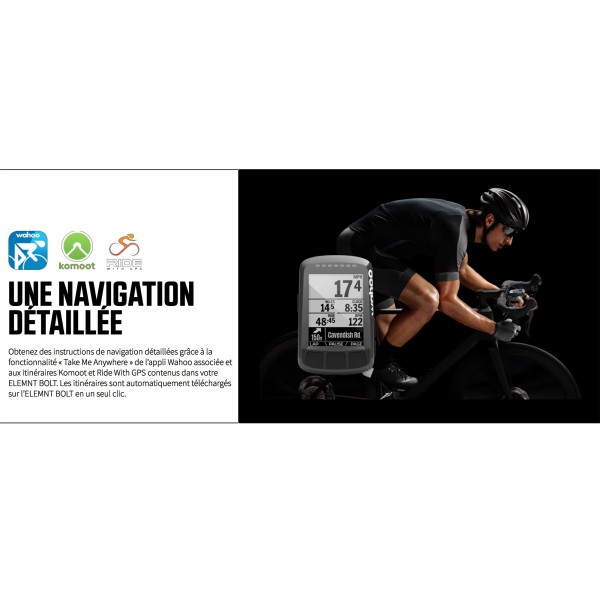 Compteur GPS Elemnt Bolt-Elemnt Bolt pack WAHOO