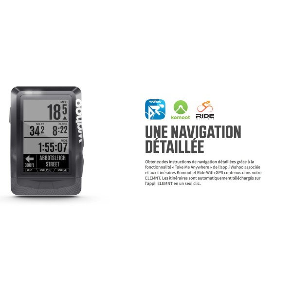 Compteur GPS Elemnt-Elemnt pack WAHOO