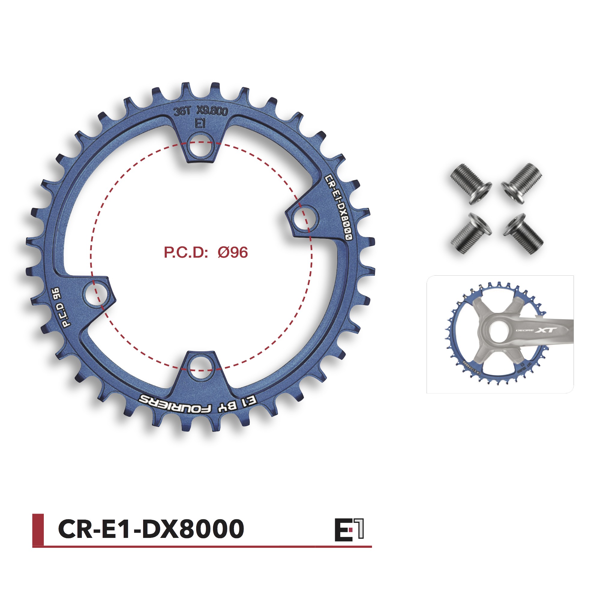 Plateau 28T VTT – Design étroit, 64BCD, Compatible Et Léger Pour Une Transmission Fluide