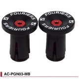 Embouts De Guidon VTT Vintage Tioga Power Studs - Alliage Aluminium - Années 90 - 205g