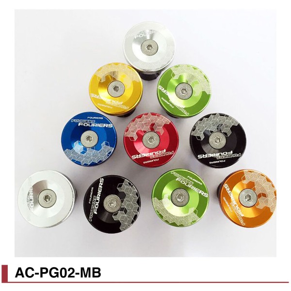 Embouts de guidon VTT Fouriers aluminium vis couleurs