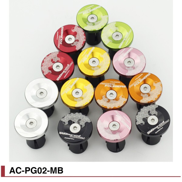 Embouts de guidon VTT Fouriers aluminium vis colorés