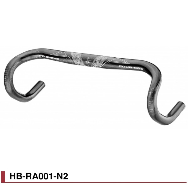 Cintre vélo route anatomique carbone Fouriers Ø31.8 HB-RA001-N2