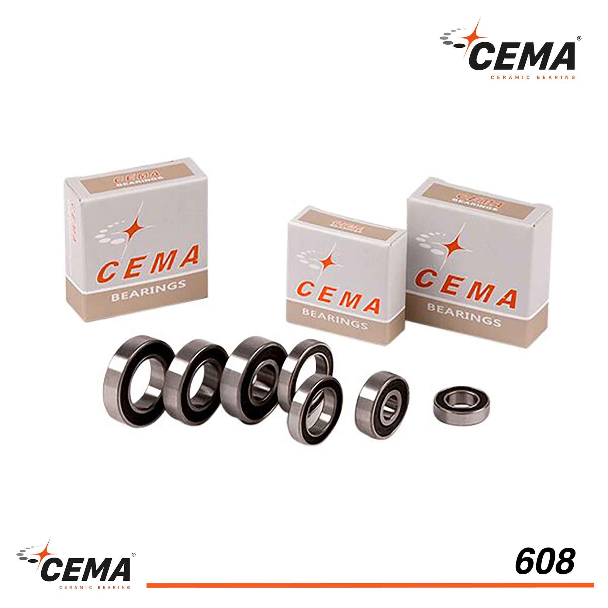 Roulement 608 CEMA Céramique Hybride