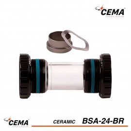 Boitier de pedalier BSA 24 Céramique pour SRAM GXP CEMA BSA24BR