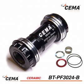 Boitier de pédalier Pressfit 30 to 24mm Céramique pour Shimano CEMA BT-PF3024-B