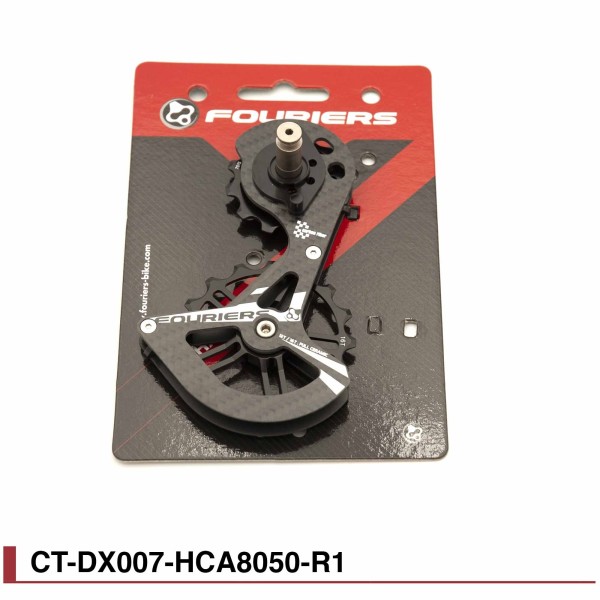 Chape grands galets Full céramique carbone pour dérailleur Shimano RD8050 et 8000
