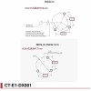 Guide chaine haut&bas VTT Monoplateau Fouriers CT-E1-DX001 iscg 05
