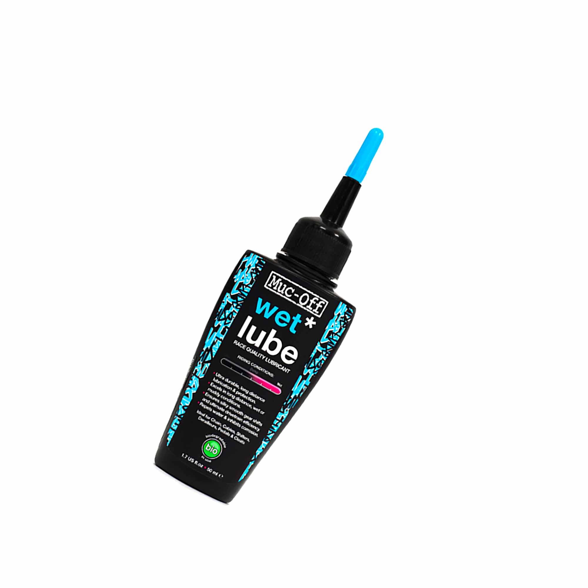 Lubrifiant chaine Muc-Off conditions humides "Wet Lube" 50ml
