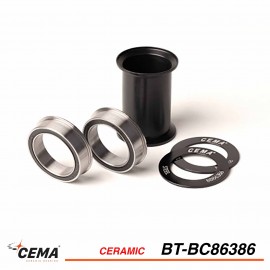 Boitier pédalier BB86-BB92 céramique pour FSA386/Rotor 30mm CEMA bb-bc86386