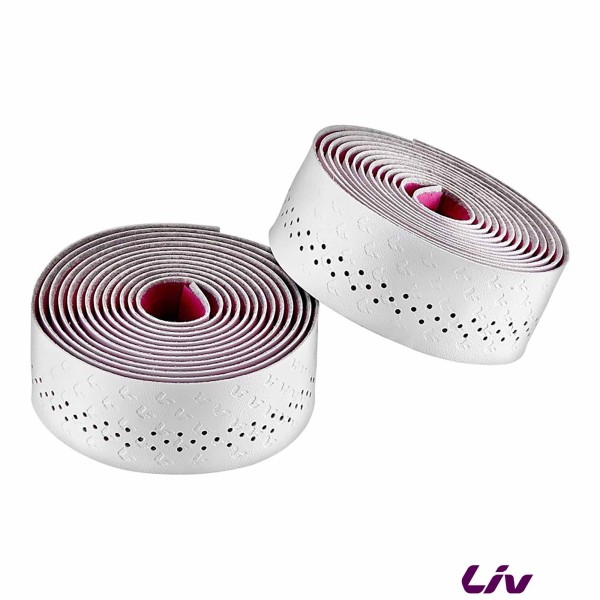 Ruban de guidon LIV Contact SLR blanc-rose 190000048