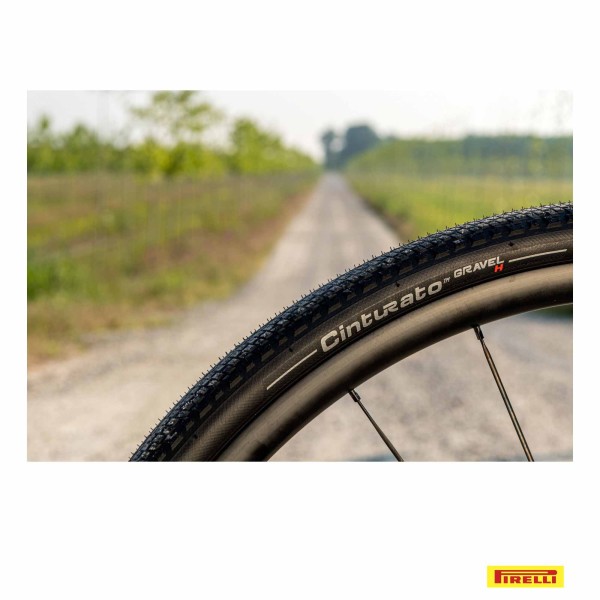 Pneu velo Gravel PIRELLI Cinturato 700x45C H Tubeless Ready