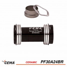 Boitier de pédalier CEMA PF30A24B Céramique 46mm asymetrique pour SRAM GXP
