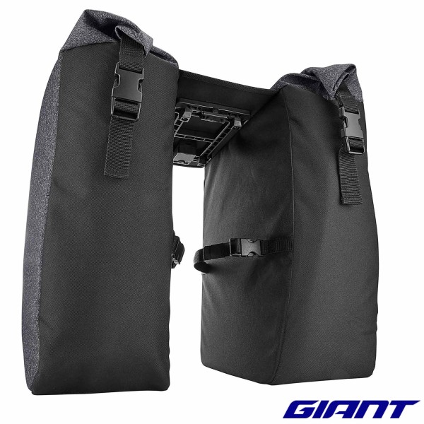 Paire de sacoches GIANT MIK 30 ou 48L étanches noir