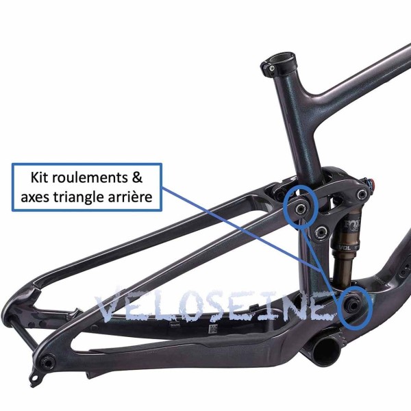 Kit roulements & axe triangle arrière GIANT Stance et Embolden E+ 2021-2022