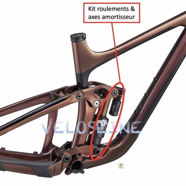 Kit roulements & axe amortisseur VTTAE GIANT Reign E+ Pro 2020