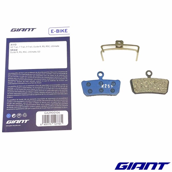 Plaquettes vae GIANT G-2906 AVID/SRAM