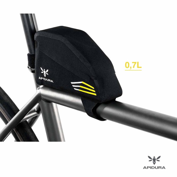 Sacoche de cadre arrière Gavel Bikepacking APIDURA Racing Top Tube Pack 0,5L