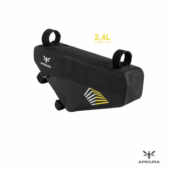 Sacoche de cadre velo gravel Bikepacking APIDURA Racing Frame Pack 2,4L