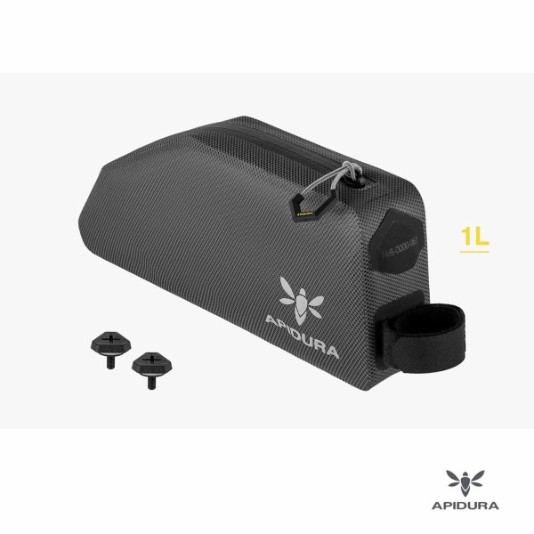 Sacoche de cadre Gravel Bikepacking APIDURA Expedition Bolt-On Top Tube Pack 1L