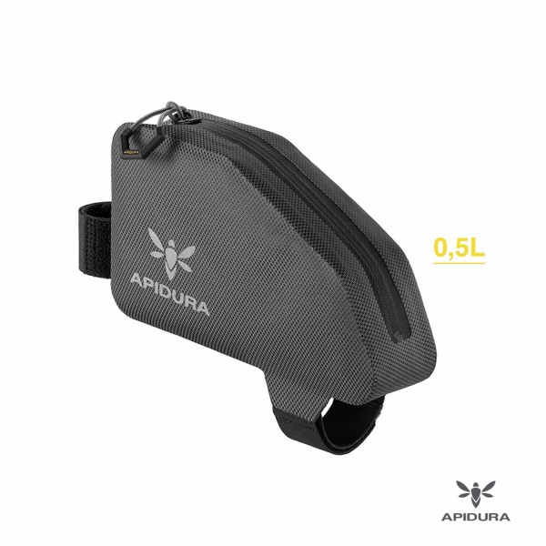 Sacoche de cadre vélo Gravel Bikepacking APIDURA Expedition Top Tube Pack 0,5L