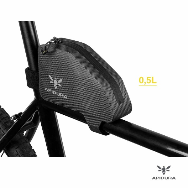 Sacoche de cadre Gravel Bikepacking APIDURA Expedition Top Tube Pack 0,5L