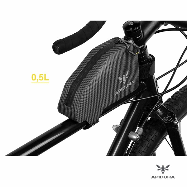 Sacoche de cadre porte-aliments Bikepacking APIDURA Expedition Top Tube Pack 0,5L