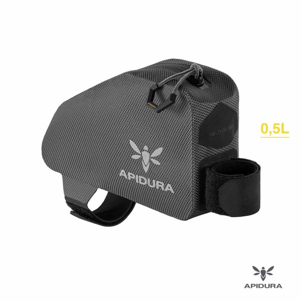 Sacoche de cadre vélo Gravel Bikepacking APIDURA Expedition Top Tube Pack 0,5L
