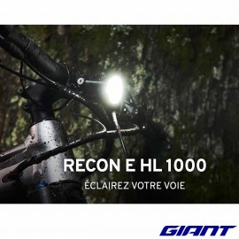 Eclairage GIANT Recon E HL 1000
