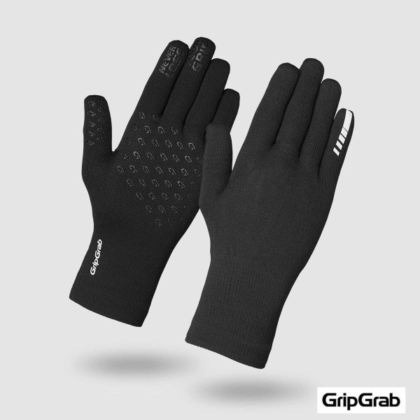 Gants velo Hiver GripGrab Waterproof Knitted Thermal