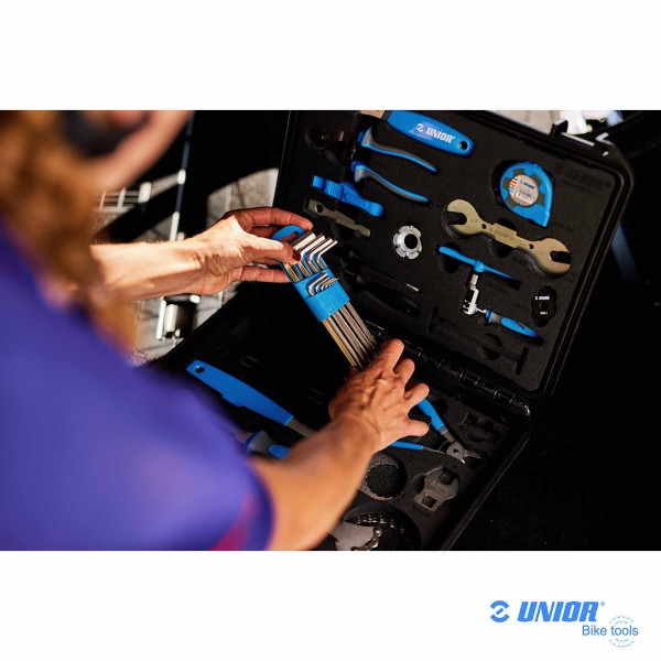 Mallette outils réparation entretien cycles UNIOR Home Kit
