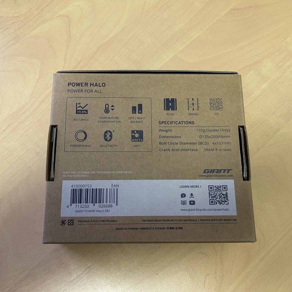 Capteur de puissance SRAM Power Halo GIANT compatibilité